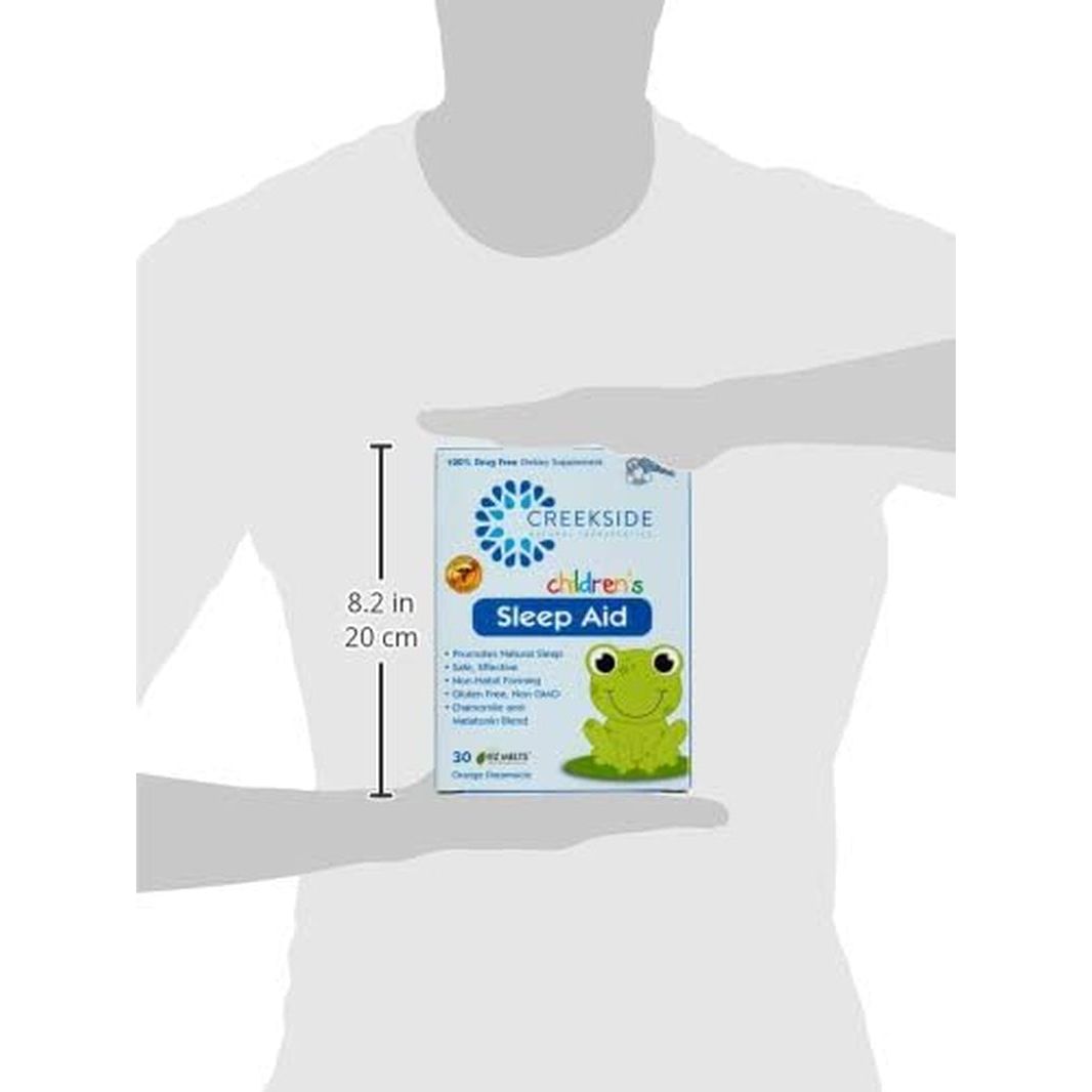 Creekside Naturals Children’S Sleep Aid with Melatonin and Chamomile 30 EZ Melt Tablets