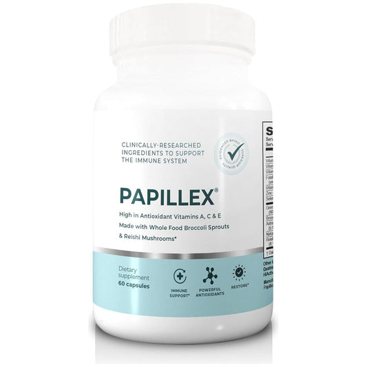 Dietary Supplement Tablets by Papillex - All Natural Immune Support 60 Capsules
