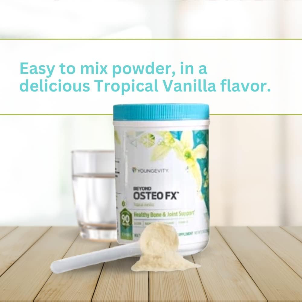Youngevity beyond Osteo FX - Tropical Vanilla | Healthy Bone & Joint Support | Multi-Vitamin Powder | 30 Servings