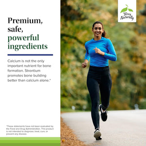 Terry Naturally Strontium - Bone Health & Strength Support Supplement - 60 Capsules