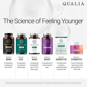 QUALIA MIND (Caffeine Free) | the Ultimate Blend for Brain Health | Maintain Drive & Productivity