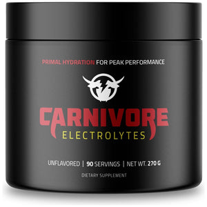 Premium Hydration Powder for Carnivore Diet - Balanced Electrolyte Support, Zero Carb, Keto Friendly 90 Servings 