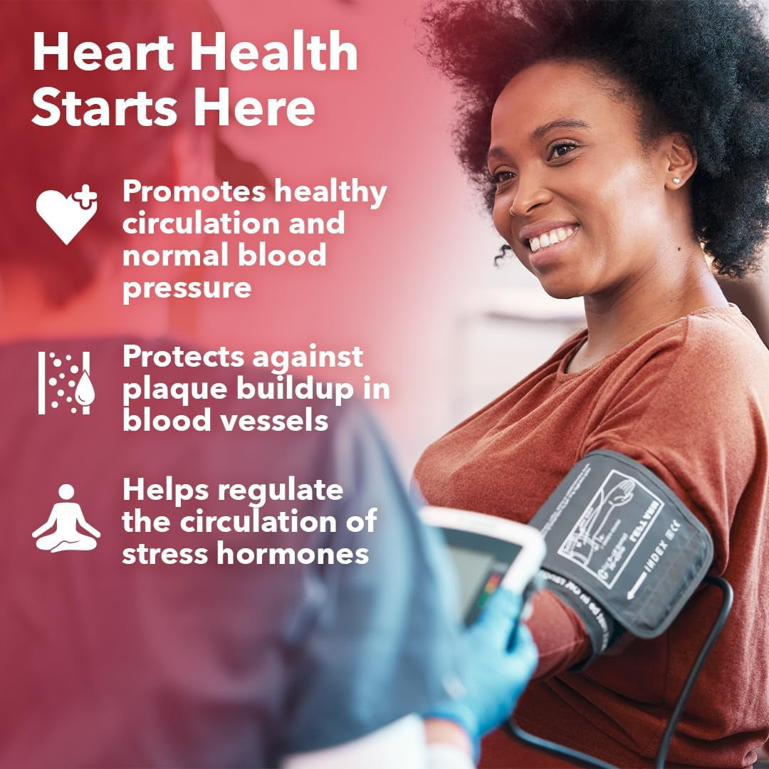 Lifeseasons B/P Stabili-T - Blood Pressure Support - Vitamin Supplement for Healthy Heart & Blood Circulation - 120 Capsules