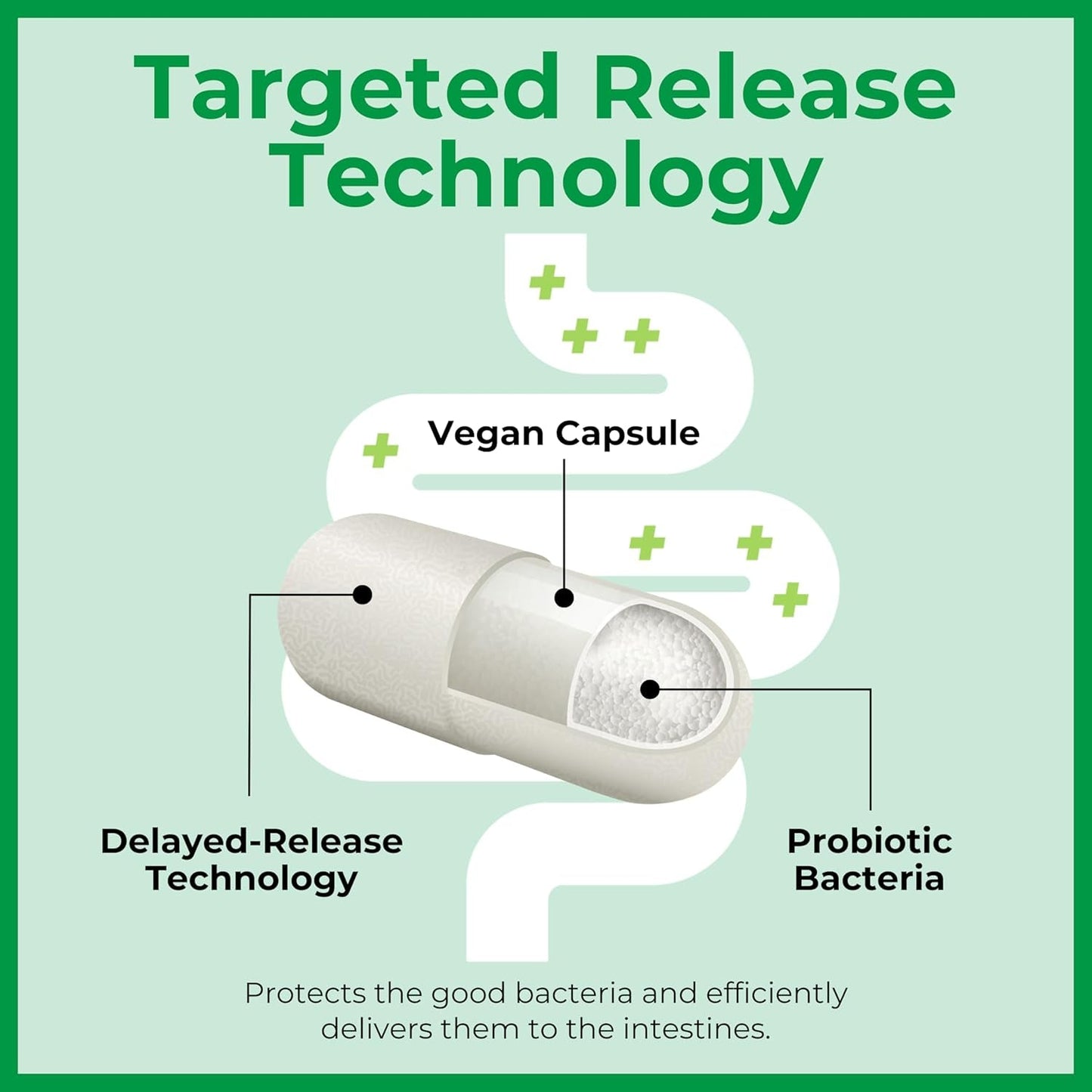 Bio K+ Advanced Bowel Support – Vegan Probiotic Supplement for Digestion Support 50 Billion CFU 3 Strains – 20 Capsules