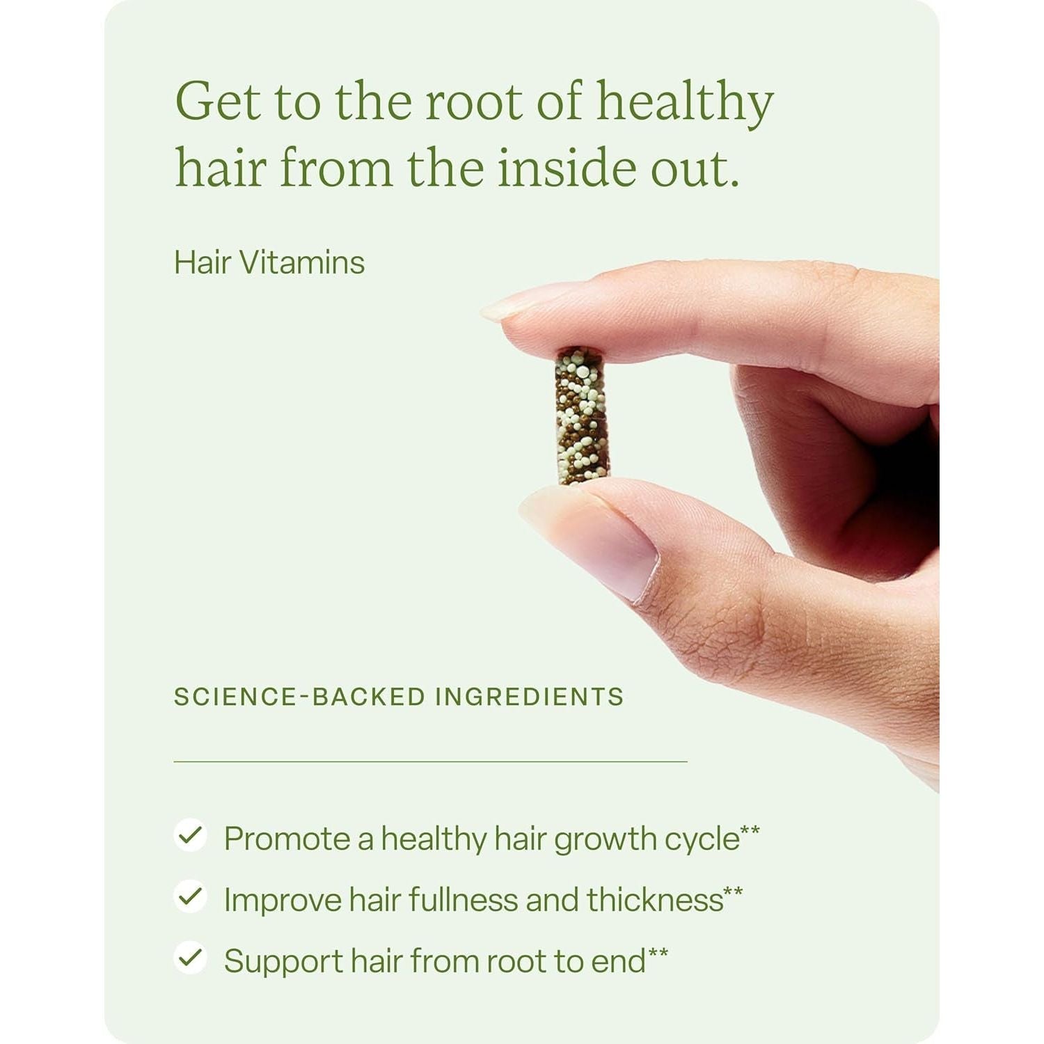 Divi Hair Vitamins  - Made with Clean and Science-Backed Ingredients to Nourish Hair & Scalp - 120 Count