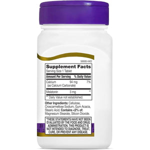 21St Century Melatonin 3 Mg Tablets, 200 Count - Suppviv