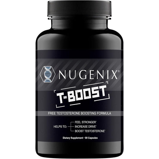 Nugenix T Boost - Free Testosterone Booster Supplement for Men, 90 Count