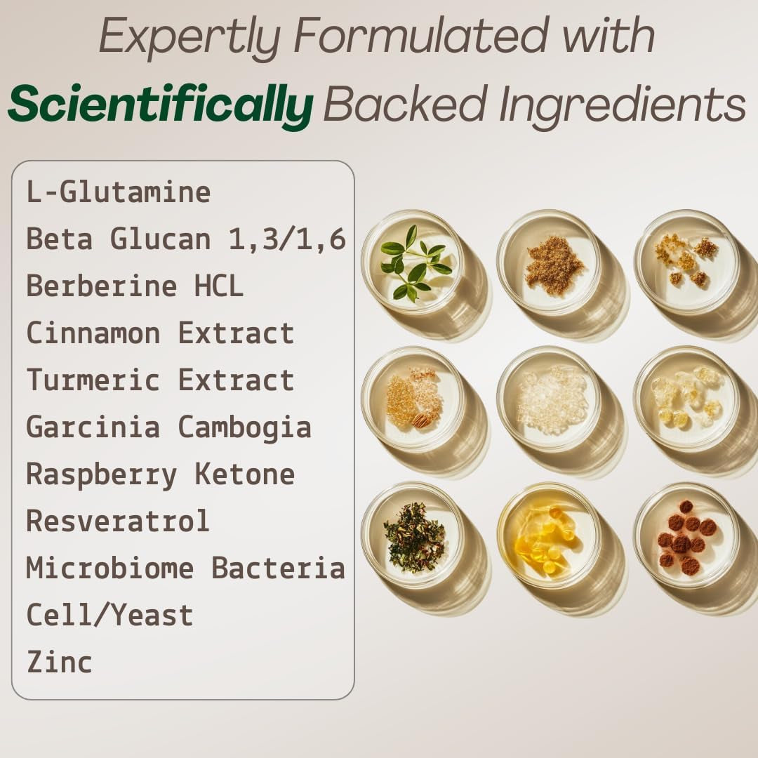 GLP-1 Supplement for Women and Men | Hunger & Metabolism Support (60 Capsules)