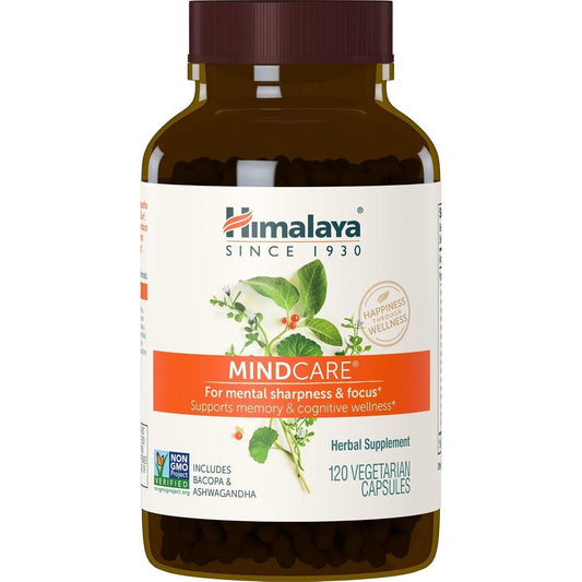 Himalaya Mindcare, Nootropic Brain Supplement Booster 1170 Mg, 120 Capsules