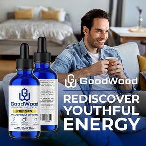 Goodwood - Male Liquid Drops - Increases Stamina and Size - Improves Energy, Drive, and Power for Men