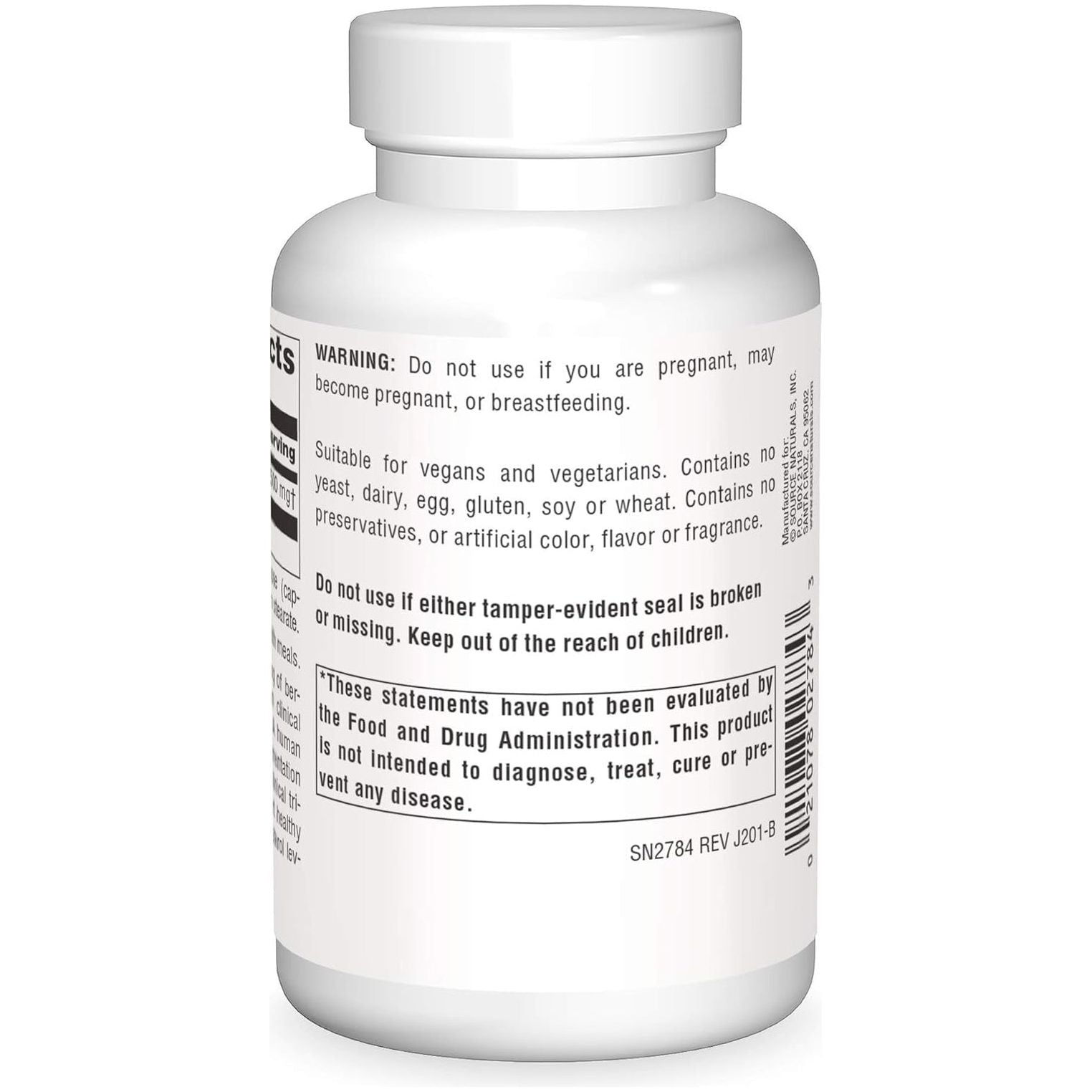 Source Naturals Berberine Vegetable Capsule, for Gastrointestinal Support* - 120 Vegetarian Capsules