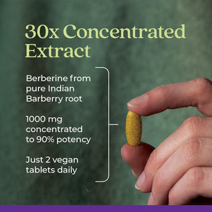New Chapter Berberine Supplement 1000 Mg to Support Metabolic Health + Heart Health + Glucose Support, 60 Count