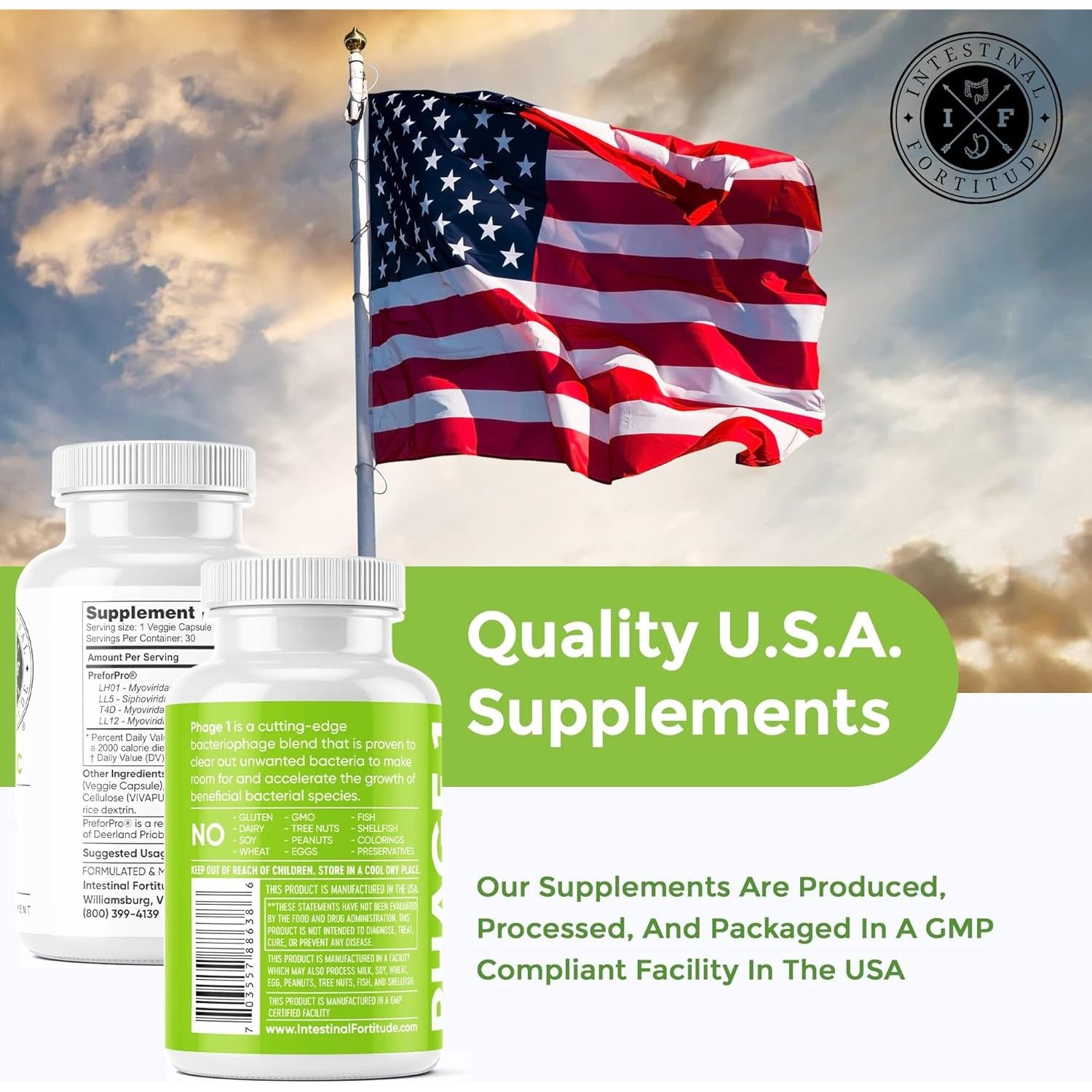 Intestinal Fortitude Phage 1 - Ultimate Gut Health Supplement