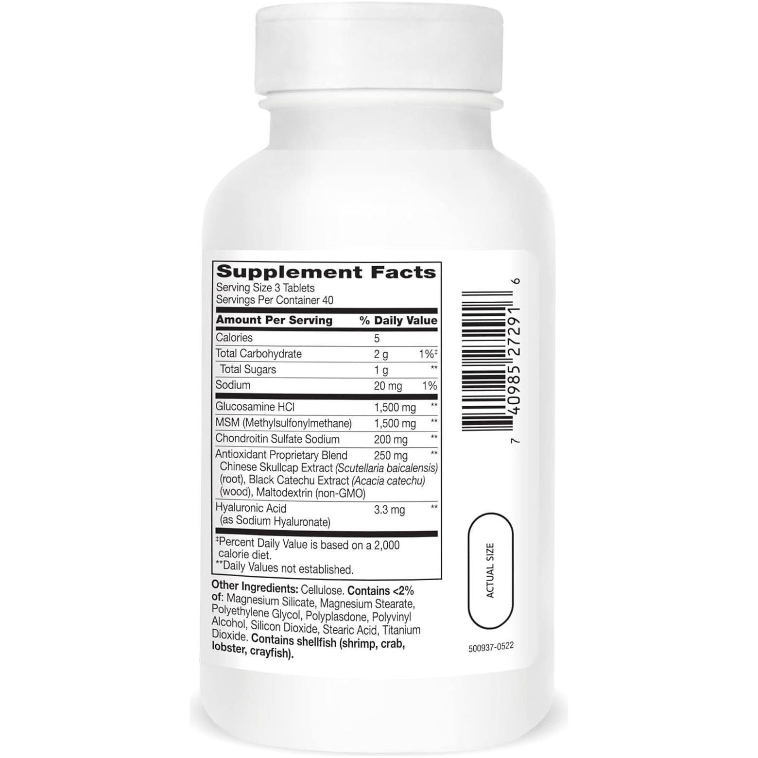 21St Century Healthcare Glucosamine Chondroitin Advanced 120 Tabs