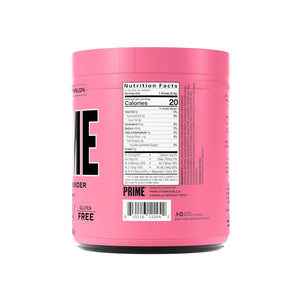 PRIME HYDRATION+ Powder STRAWBERRY WATERMELON, 250Mg Bcaas, B Vitamins, Low Sugar, 5 Gallon Tub