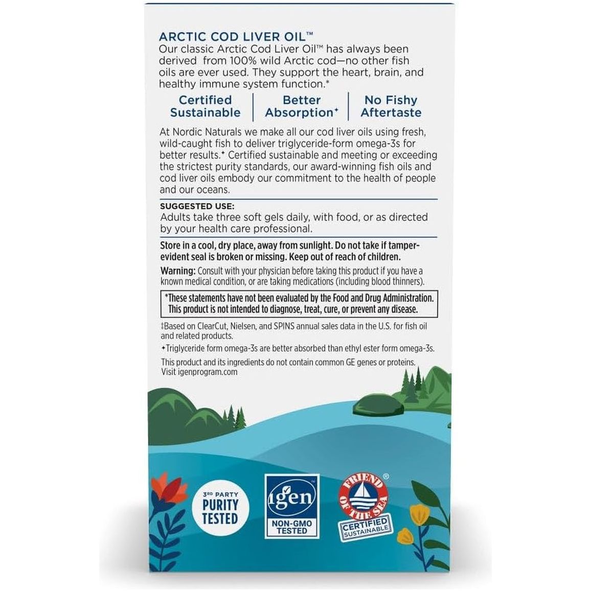 Nordic Naturals Arctic Cod Liver Oil, Lemon - 750 Mg Total Omega-3S with EPA & DHA 30 Servings