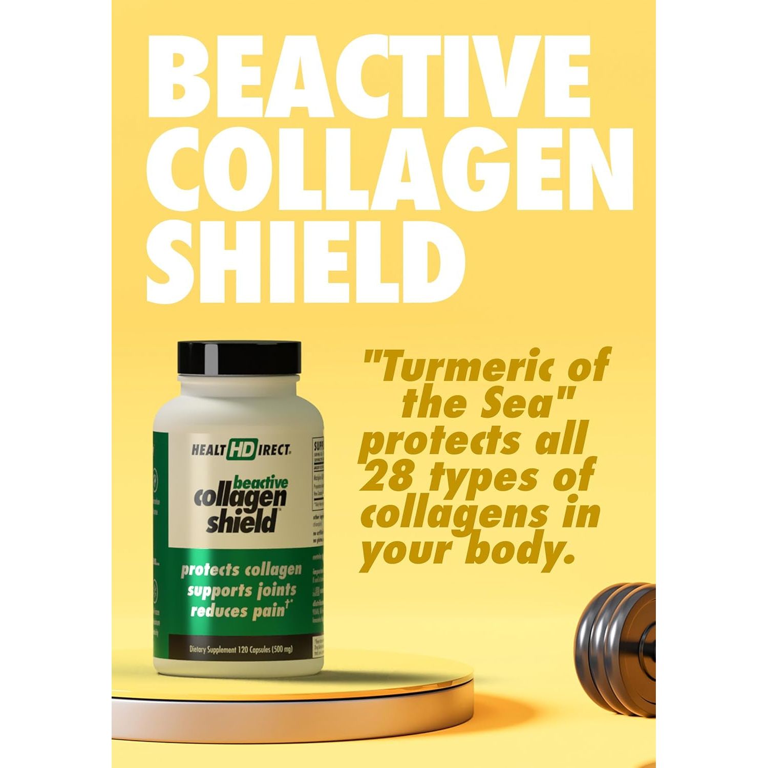 HEALTH DIRECT - Beactive Collagen Shield - Supports Collagen in Skin, Joints and Muscles 60 Capsules