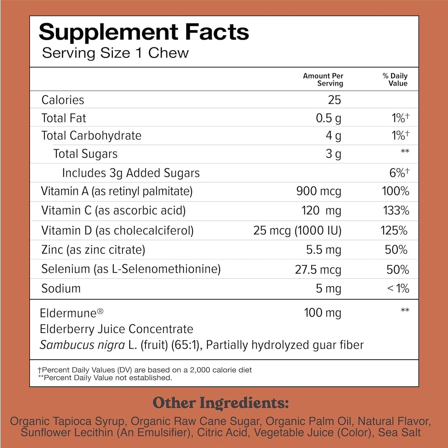 Chewsy 6-In-1 Immune Support Supplement Fruity Chews - 30-Day Supply