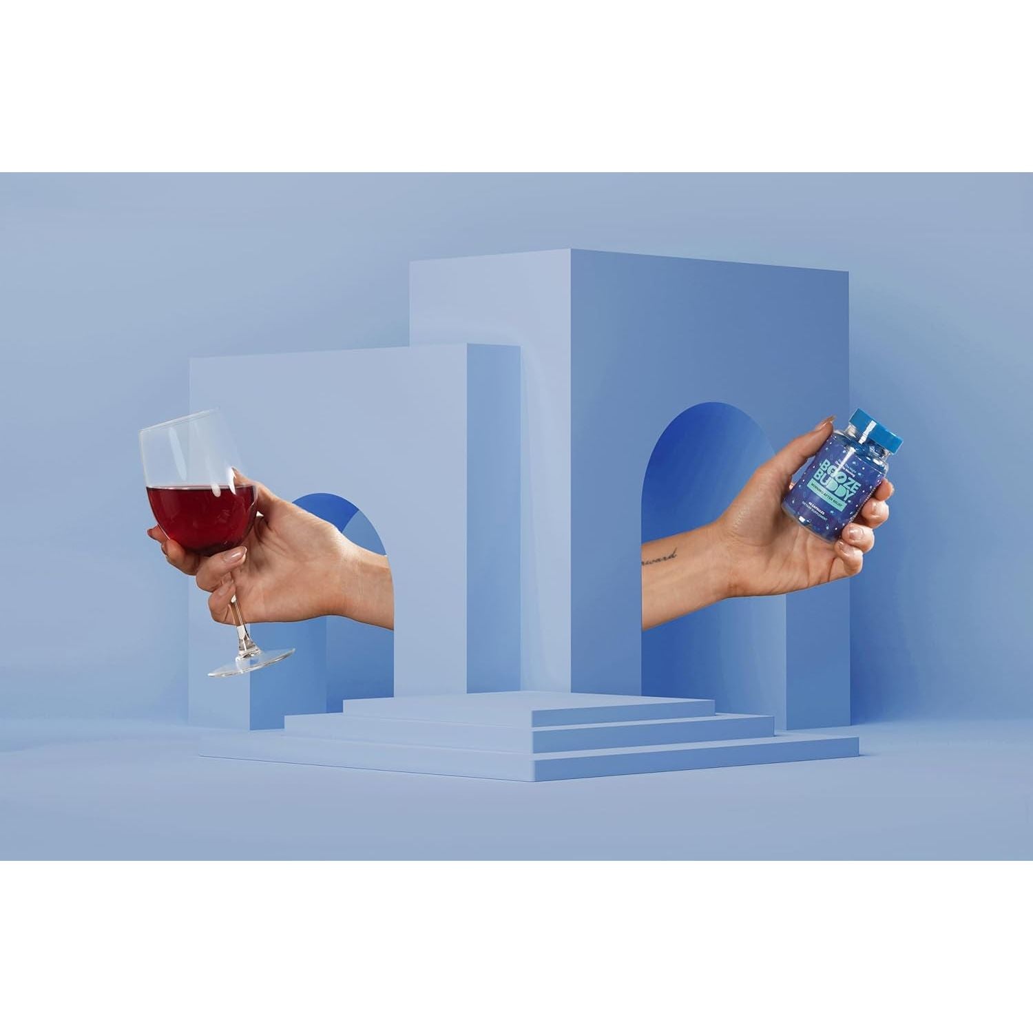 Enjoy the Night, Own the Morning after Drinking – Wellness Vitamins, Electrolytes, Antioxidants for Liver Support and Hydration – 48-Count