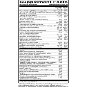 Ocularprotect Whole Body Formula - Multinutrient with Eye Specific Nutrients - 120 Capsules