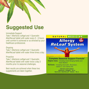 Herbs Etc. Allergy Releaf System - Provides Seasonal Support for Sneezing & Itchy Eyes (30 Servings)