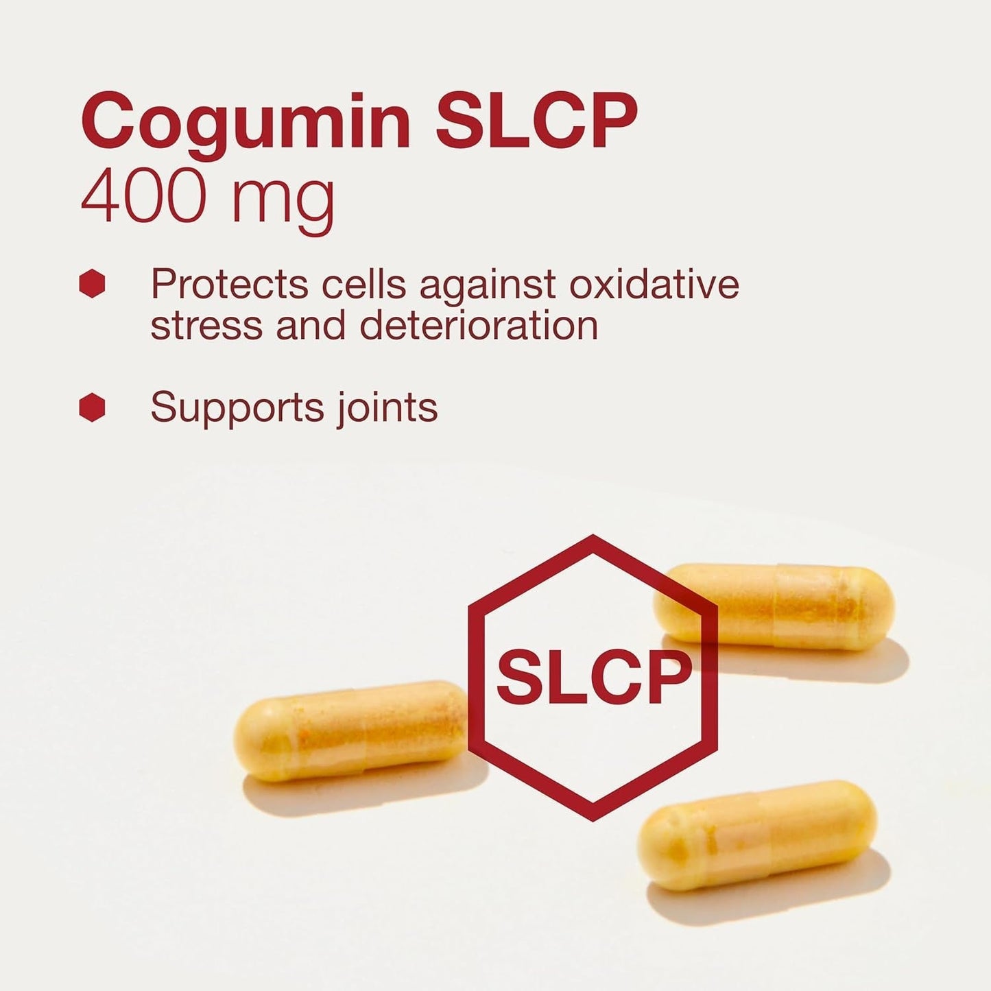 PROTOCOL for LIFE BALANCE Cogumin SLCP 400Mg Curcumin - Cognitive Support Supplement 50 Capsules