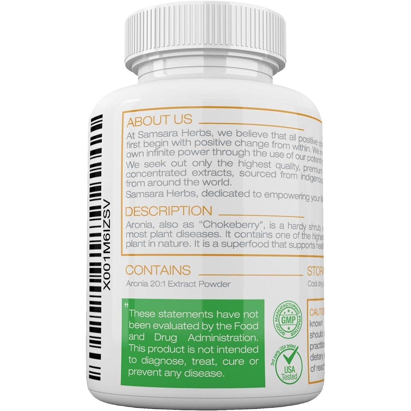 Aronia Berry 20:1 Extract - Antioxidant, Flavonoids and Polyphenols Supplement (120 of 500Mg Capsules)