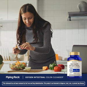 Piping Rock Colon Cleanse | 100 Capsules | Oxy-Tone Oxygen Intestinal Cleanser
