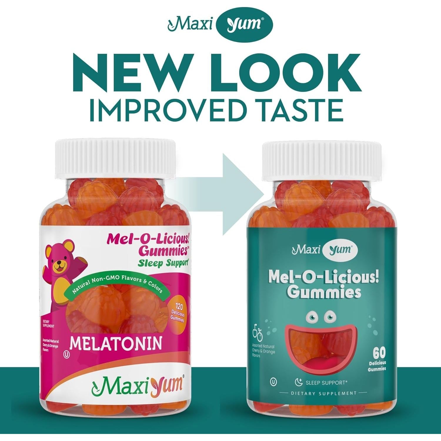 Melatonin Gummies for Kids - Restful Nighttime Support Supplement 60 Count