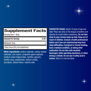 Unisom Simple Slumbers Return-To-Sleep Dissolving Strips 21-Count