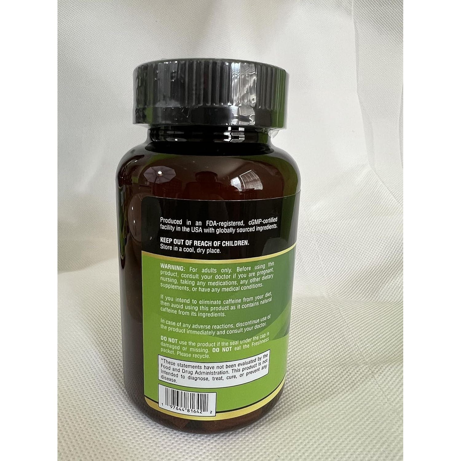 6000Mg Extra Strength Yerba Mate, 60Mg Caffeine per Capsule, for Clean Natural Energy, Improved Focus, Concentration - 120 Caps