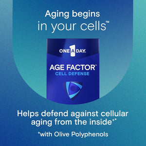 One a Day Age Factor Cell Defense-Cell Health Supplement to Support Healthy Aging Journey, 30 Softgels