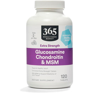 365 by Whole Foods Market, Glucosamine Chondroitin X Strength MSM, 120 Tablets
