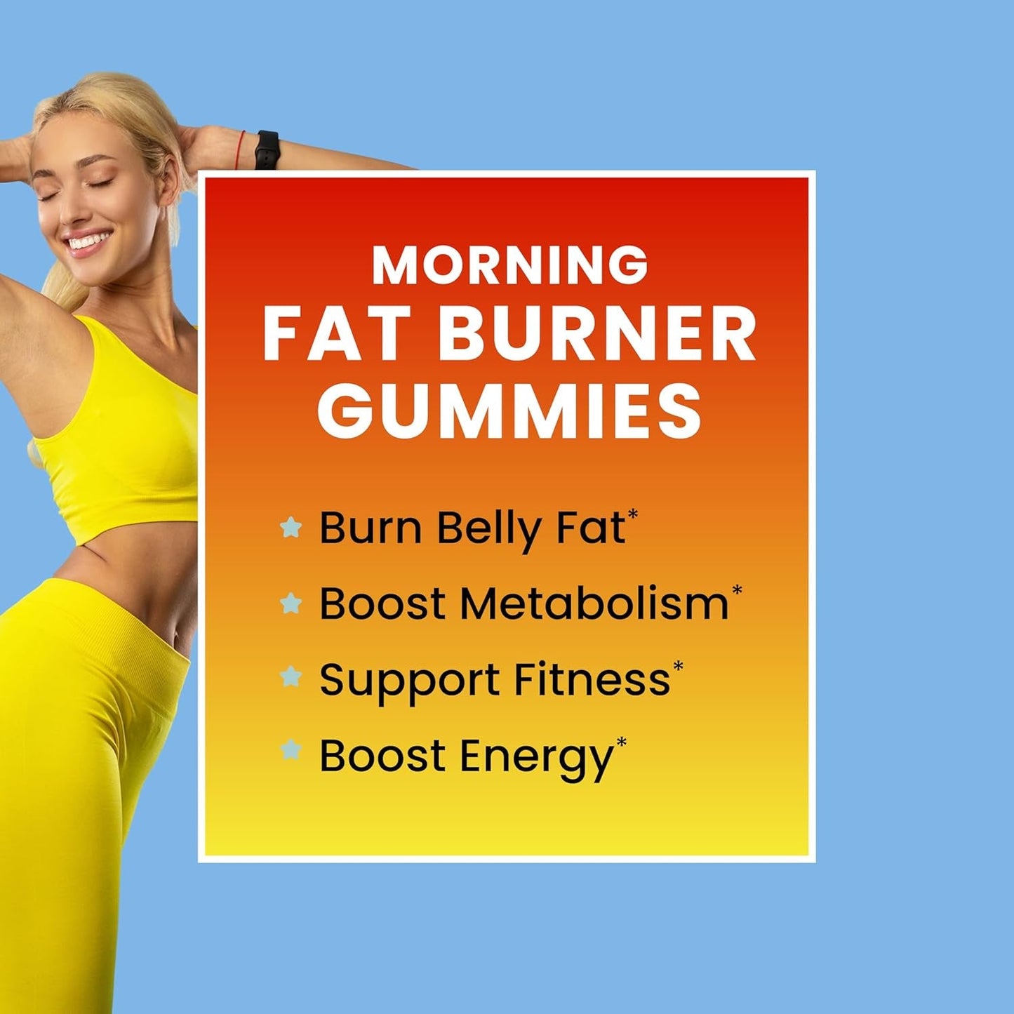 Morning Fat Burner Gummies | Weight Loss for Women & Men 60 Gummies