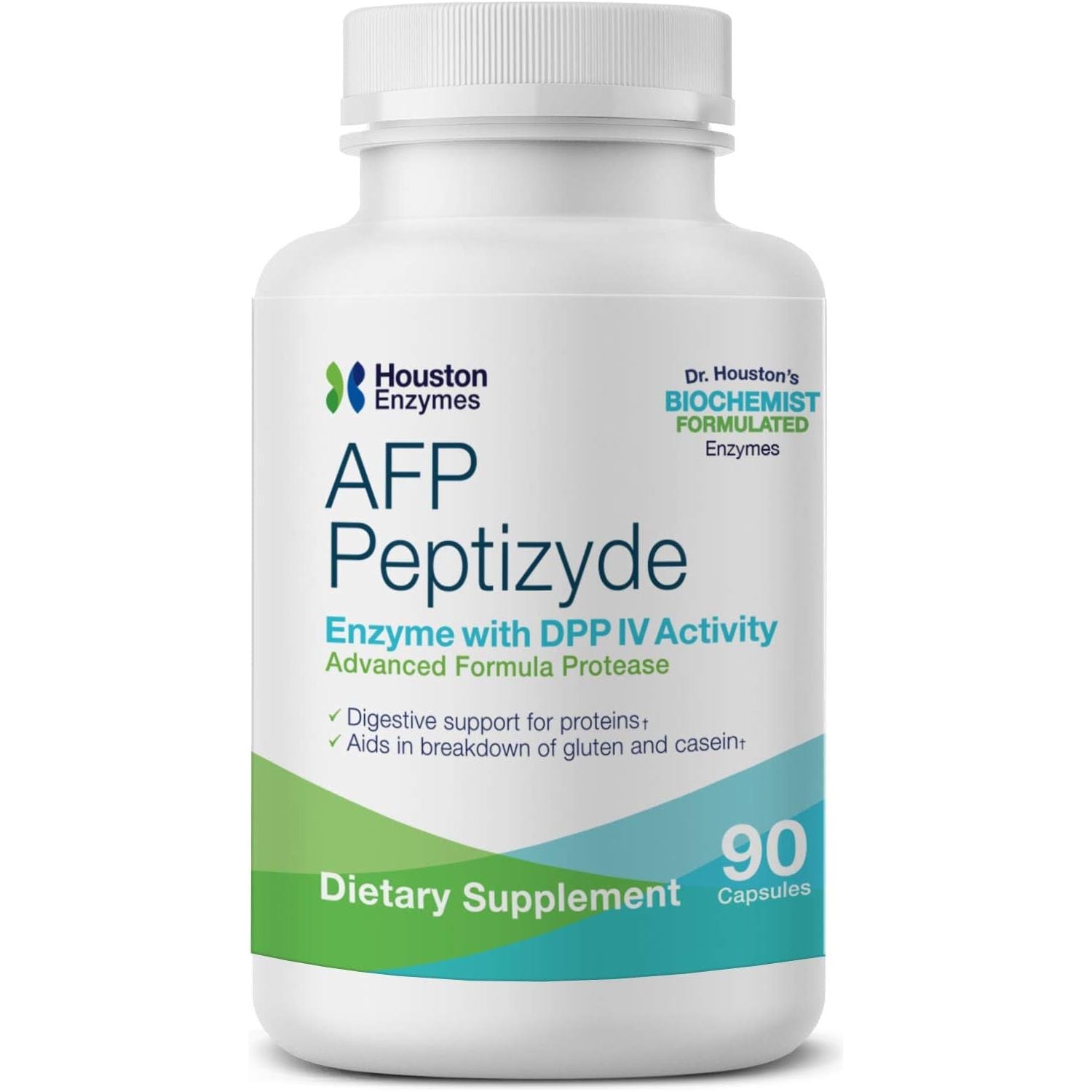– AFP Peptizyde  – Supports Protein Digestion – Increases Breakdown of Casein & Gluten Proteins 90 Capsules