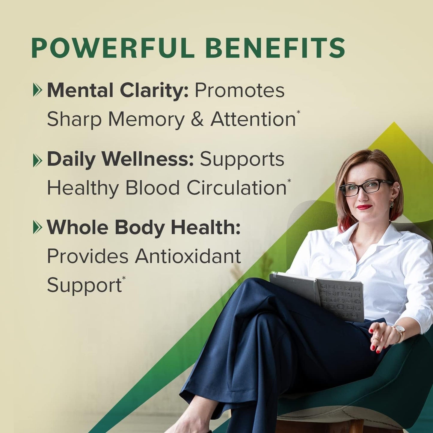 Prominent Nutrition Ginkgo Biloba 120Mg to Help Support Memory & Focus 60 Day Supply