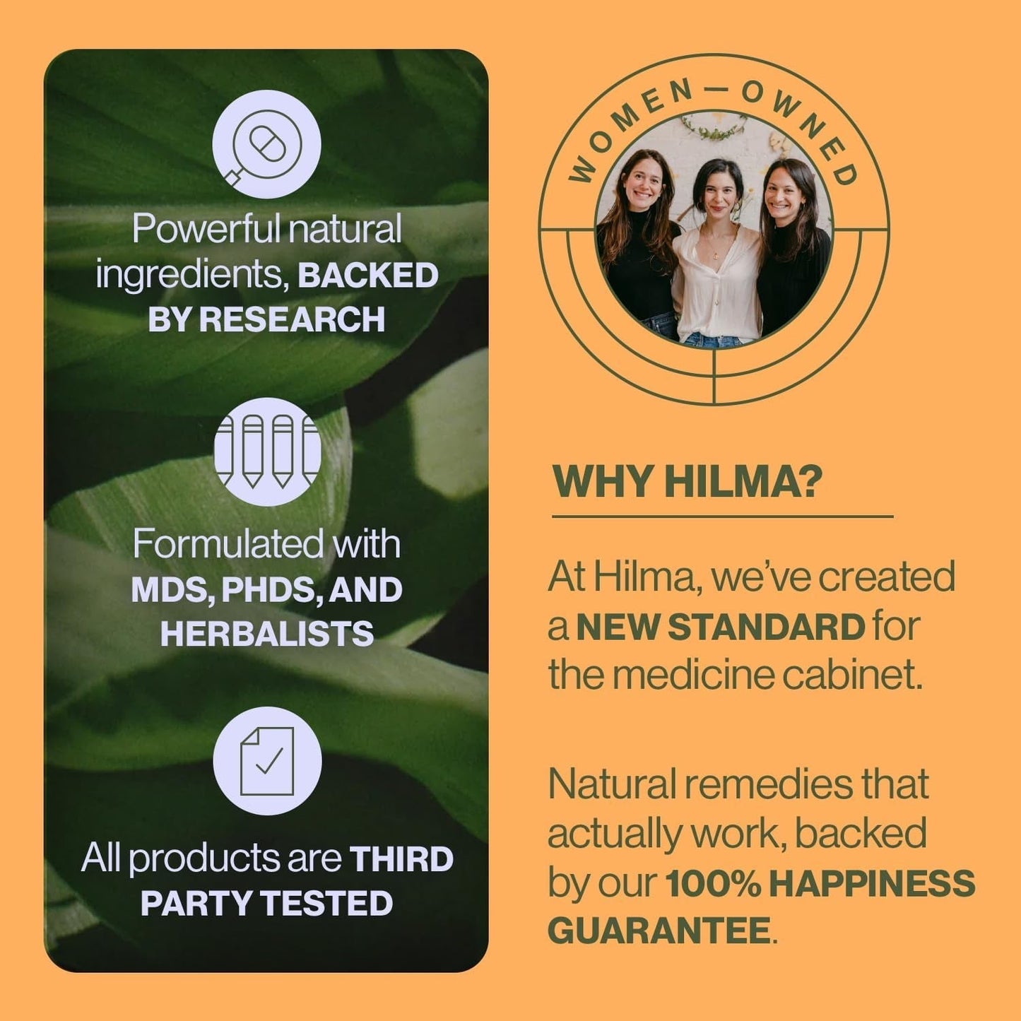 Hilma Prebiotic Fiber Gummies, Supports Gut Health for Women and Promotes Regularity 60 Count