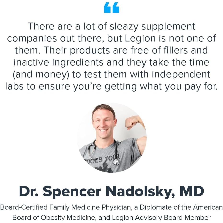 LEGION Triton Fish Oil Capsules - Triple Strength Omega 3 Essential Fatty Acids 2400Mg EPA & DHA per Serving, 30 Servings