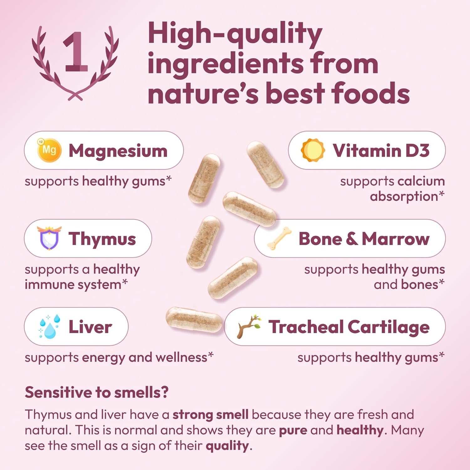 Gum Restore Supports Gum Repair for Receding Gums Treatment - Made in USA, 180 Capsules