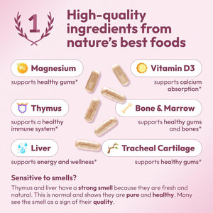 Gum Restore Supports Gum Repair for Receding Gums Treatment - Made in USA, 180 Capsules