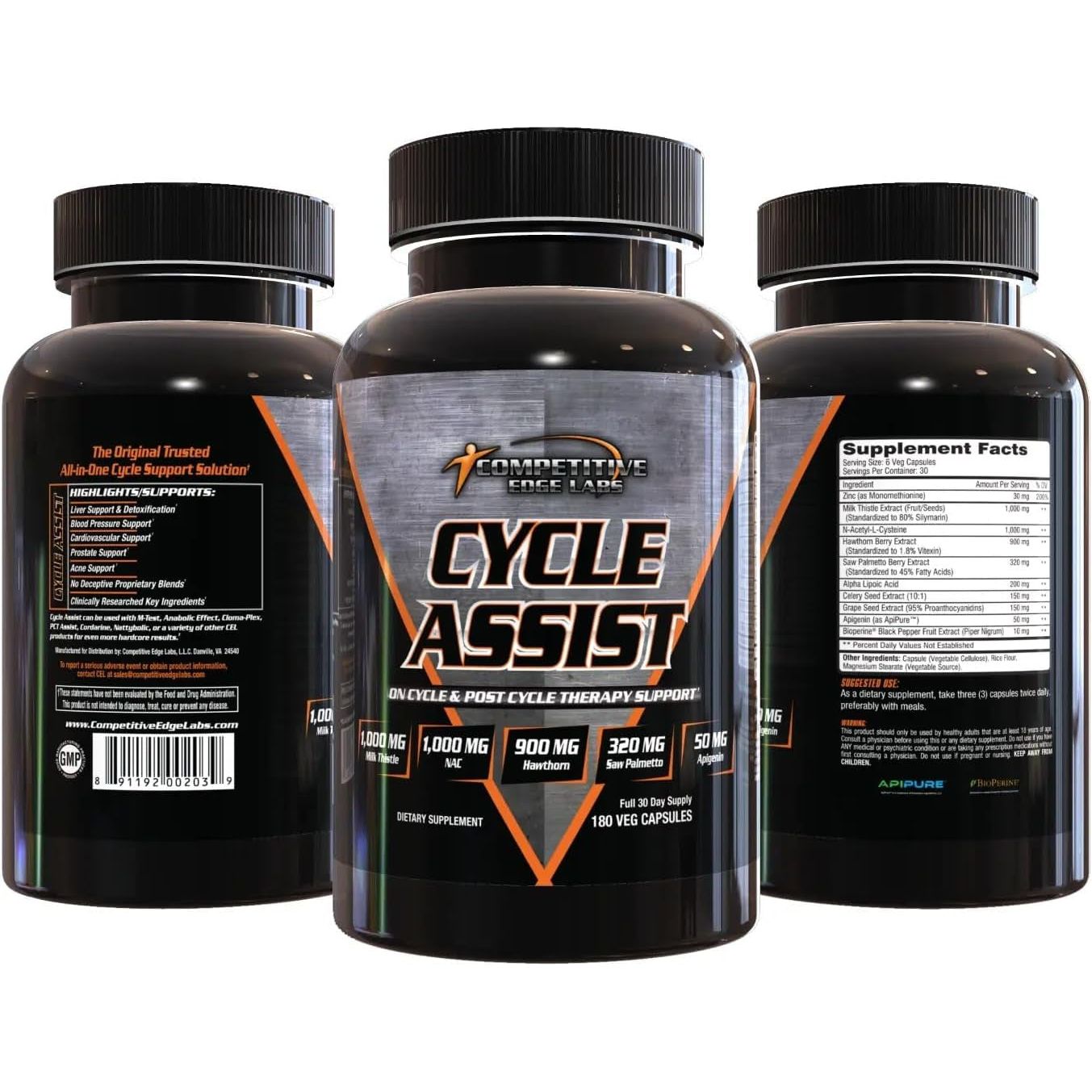 Cycle Assist by CEL: All-In-One on Cycle Support with Advanced Liver Assist and Organ Protection. 60 Servings
