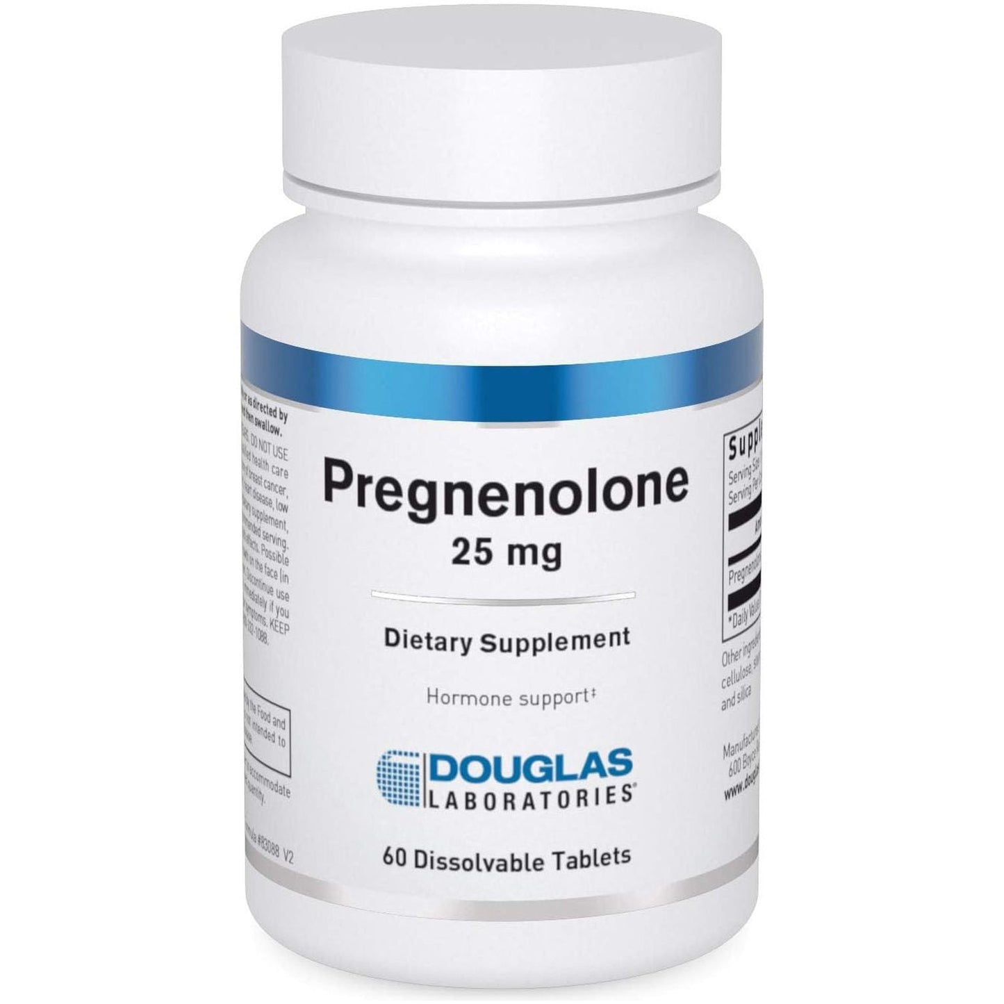 Douglas Laboratories Pregnenolone (25 Mg) - for Pancreas, Cortisol & Liver Support - 60 Tablets