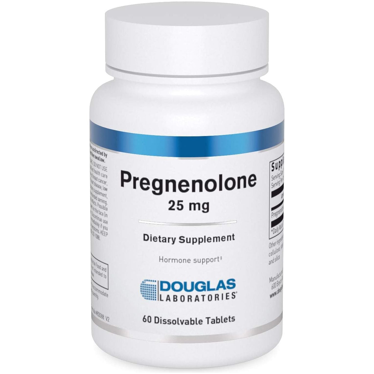 Douglas Laboratories Pregnenolone (25 Mg) - for Pancreas, Cortisol & Liver Support - 60 Tablets