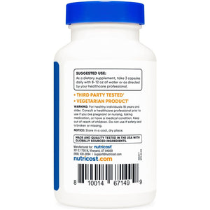 Nutricost Spermidine Wheat Germ Extract Supplement, 1500Mg 120 Capsules