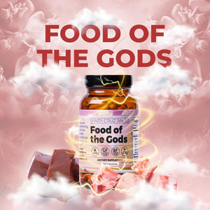 Santa Cruz Paleo Food of the Gods Grass Fed Beef Organ Supplement 30 Servings