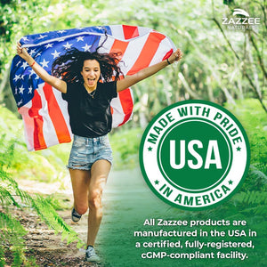 Zazzee Organic Lemon Balm 10:1 Extract (3000 Mg/180 Vegan Capsules)