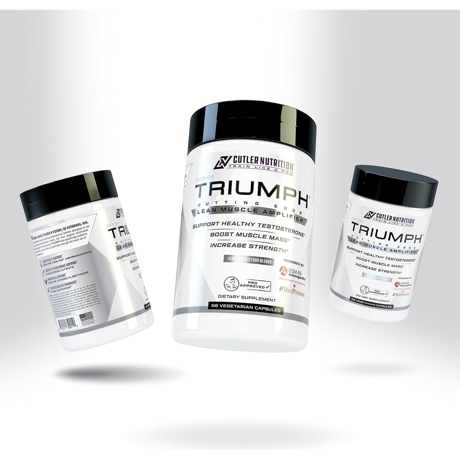 TRIUMPH Testosterone Booster for Men: Best Test Booster and Estrogen Blocker 56 Capsules