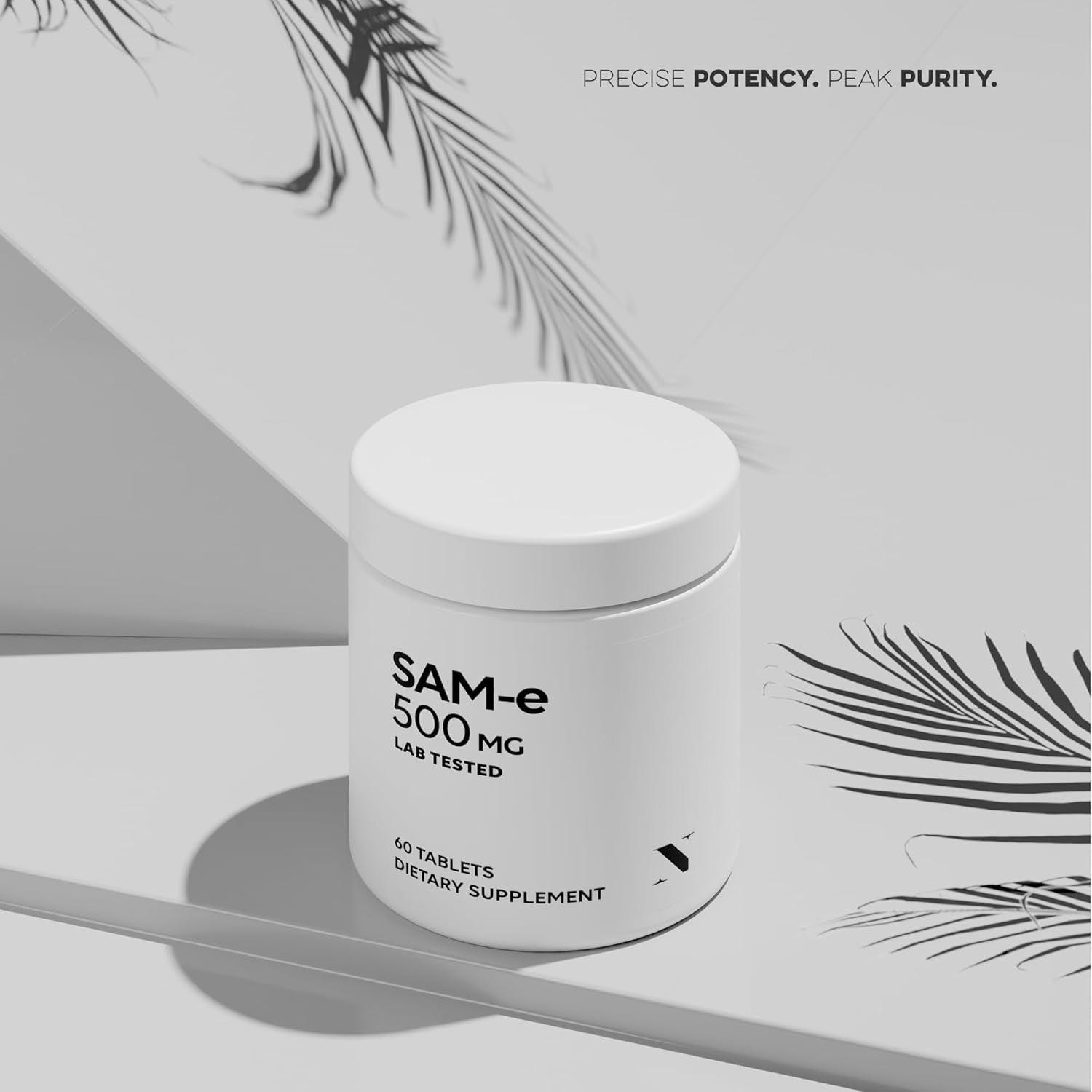 Newt'S Sam-E 500Mg per Tablet for Brain, Joint, Liver, and Mood Support Supplement 60 Servings