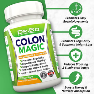 Colon Cleanse Detox Formula - Natural Bowel Cleanser Pills for Intestinal Bloating & Fast Digestive Cleansing