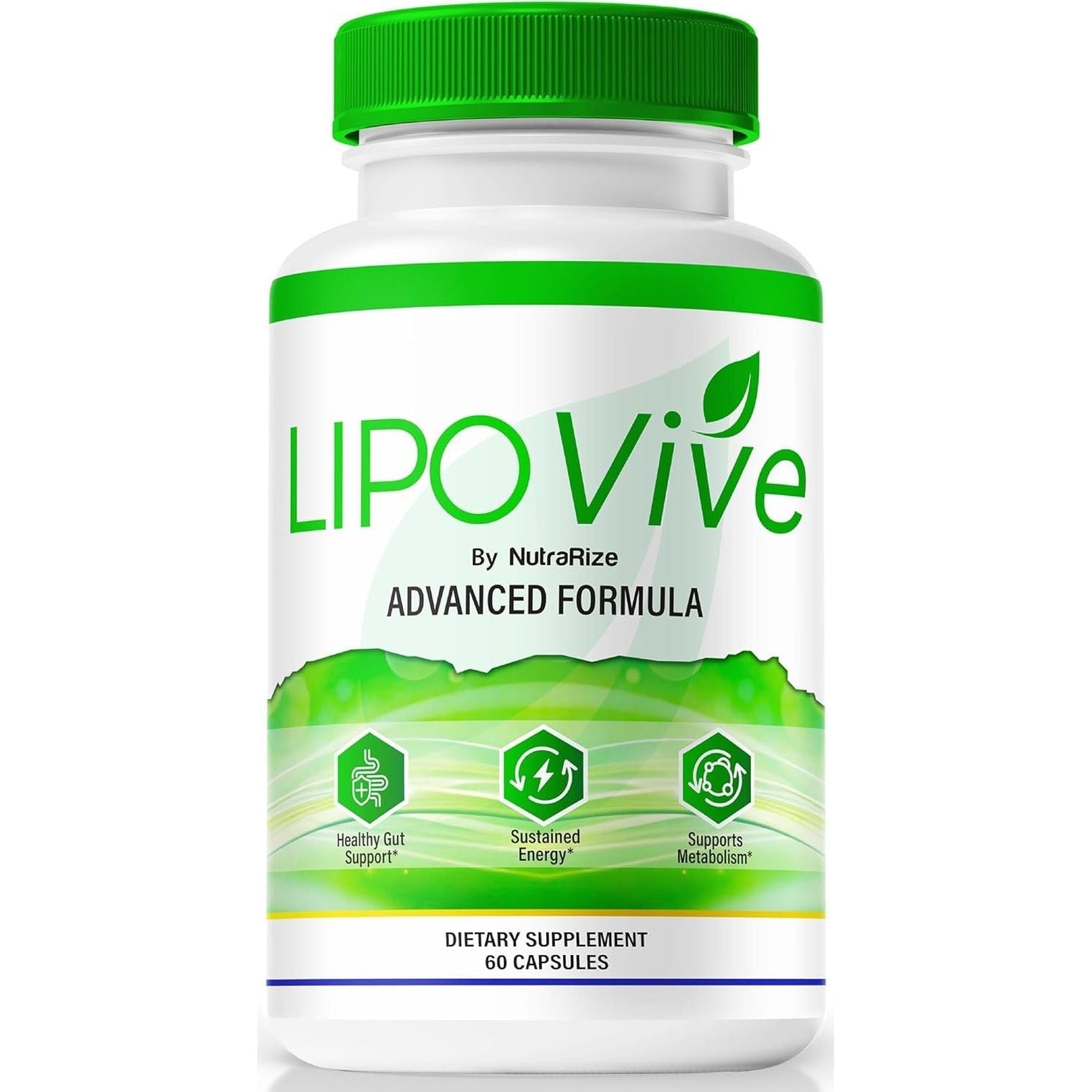 Lipovive Capsules, Official Lipo-Vive Pro Advanced Formula to Support Energy Throughout the Day (60 Capsules)